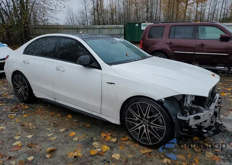 2023 Mercedes-Benz C 43 Amg z USA, uszkodzony, nr VIN W1KAF8HB5PR122906